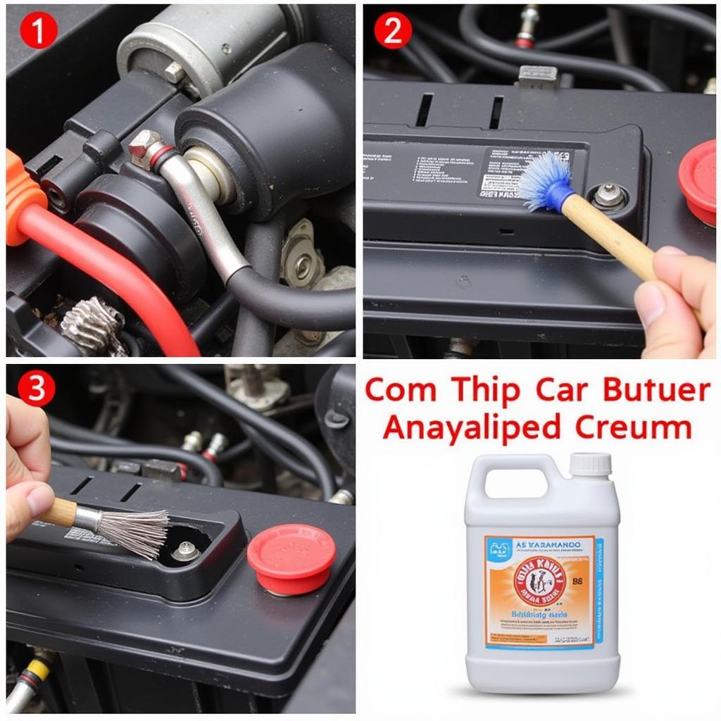 Cleaning Corroded Car Battery Terminals