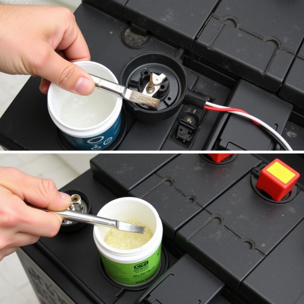 Cleaning Golf Cart Battery Terminals