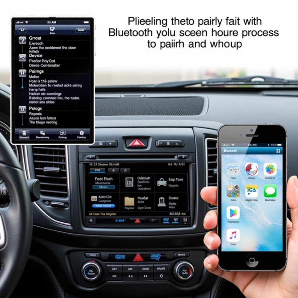 Connecting a smartphone to car radio via Bluetooth