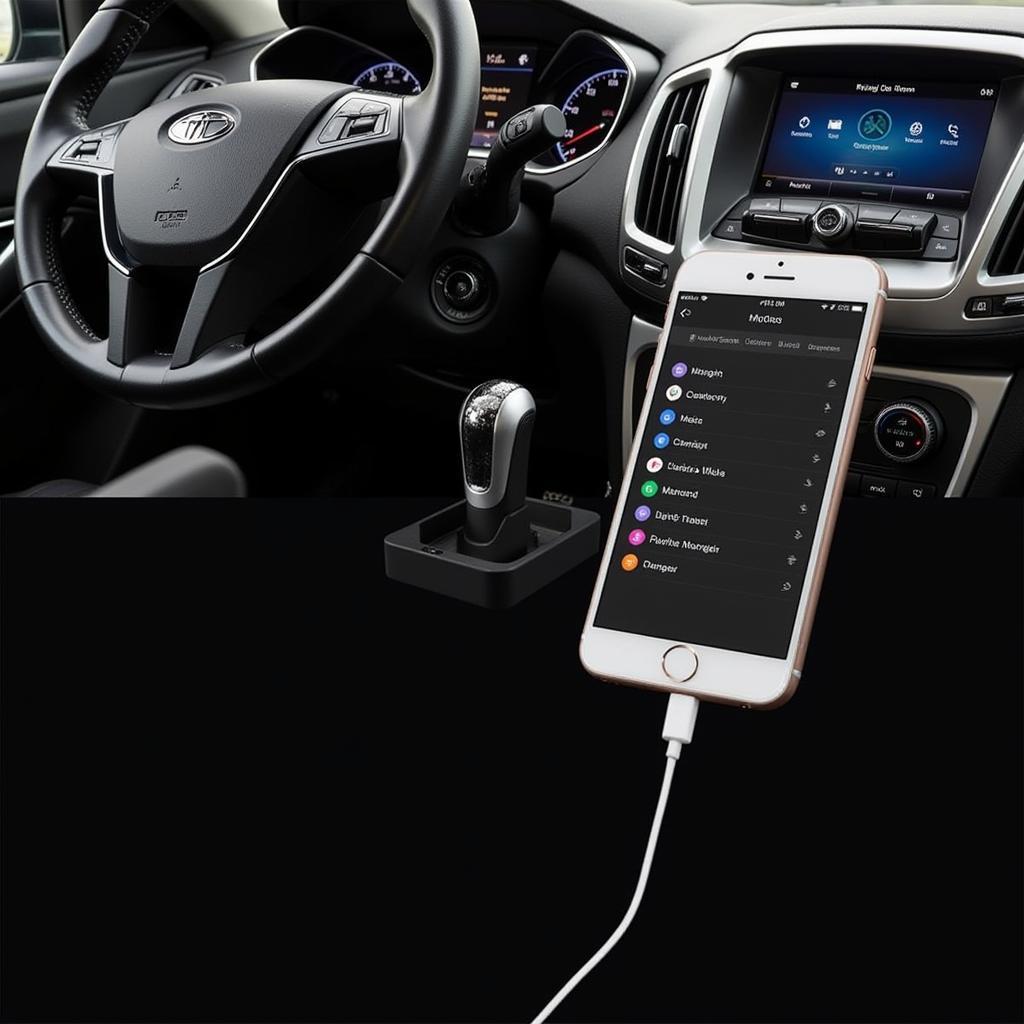 Connecting a smartphone to car radio via USB