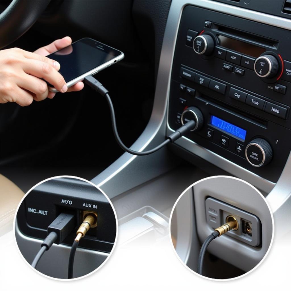 Connecting Phone with Aux Cable