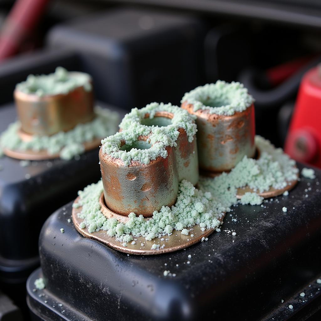 Corroded Car Battery Terminals