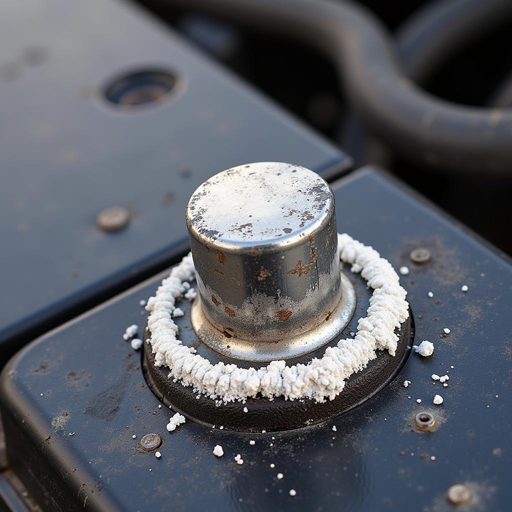 Corroded Car Battery Terminals