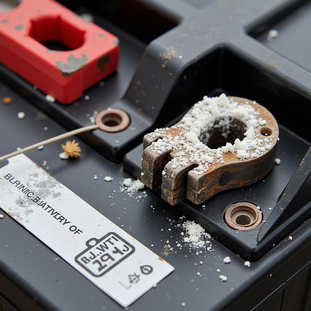 Corroded Battery Terminals and Cleaning