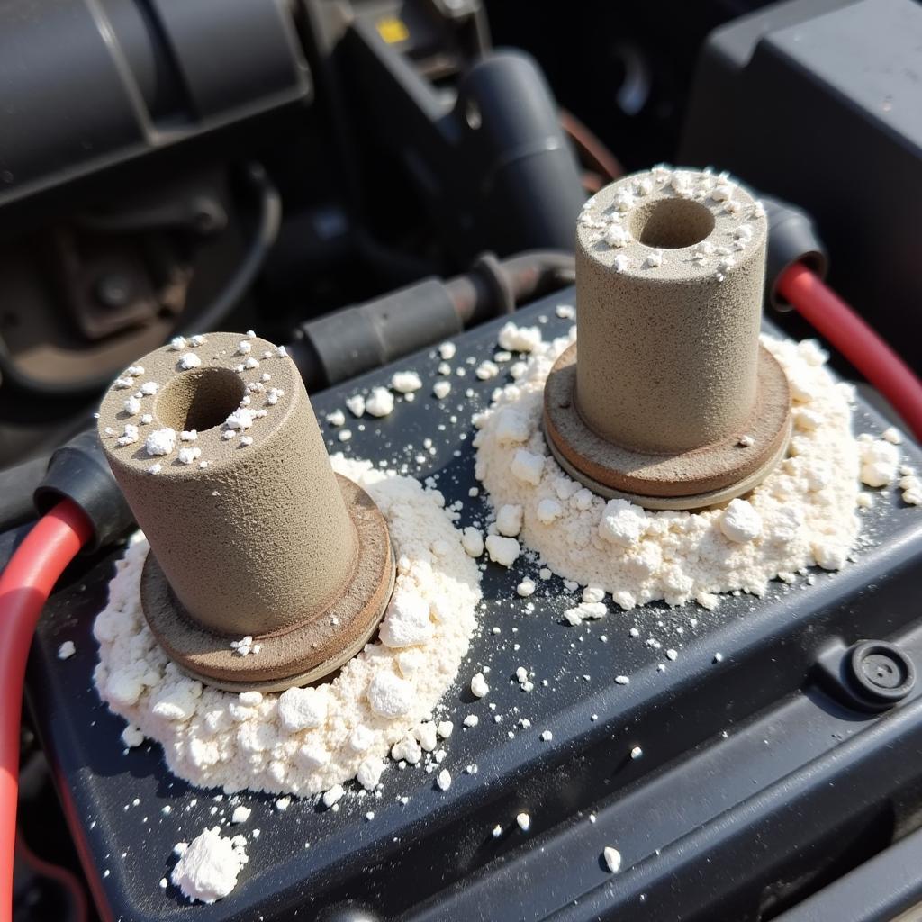 Corroded Car Battery Terminals