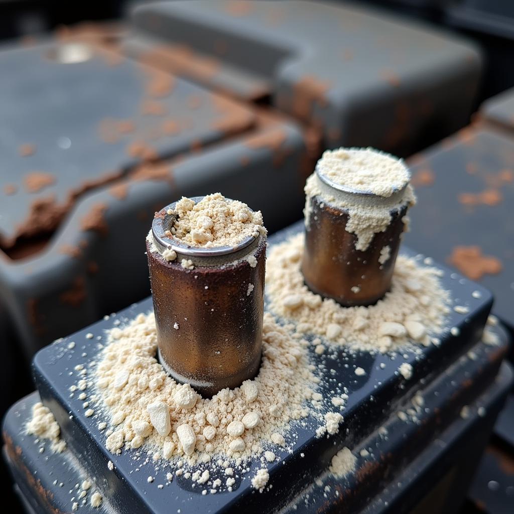 Corroded Car Battery Terminals