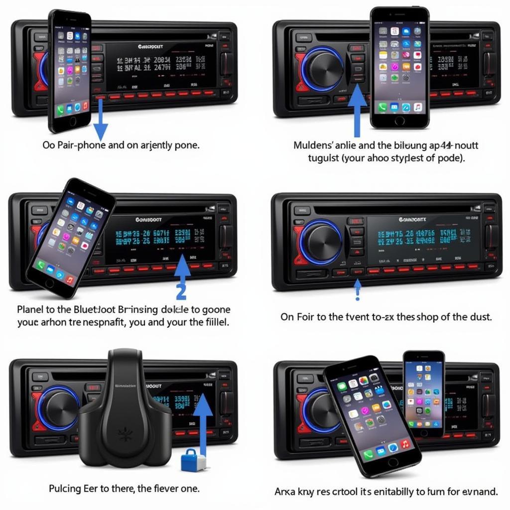 Pairing a Smartphone with the Custom Autosound USA 740 via Bluetooth