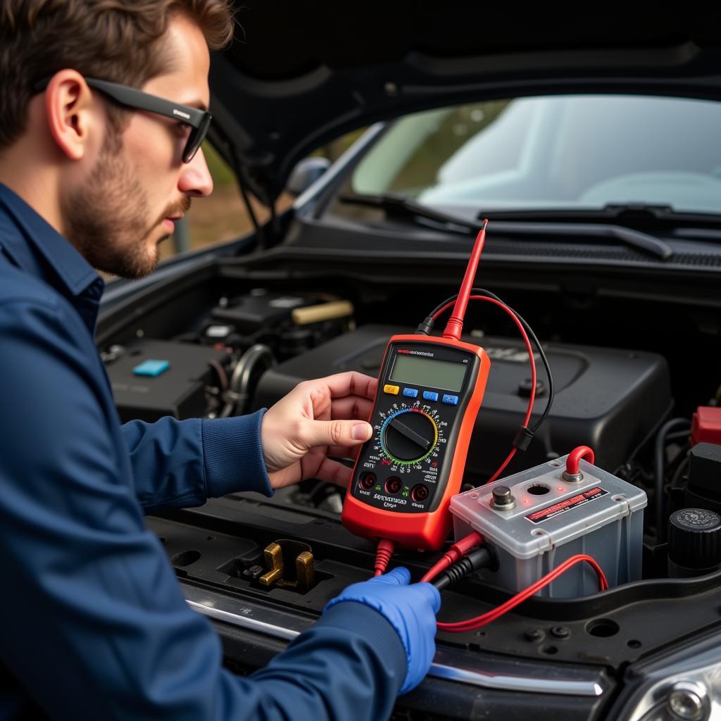 Checking a Dead Car Battery