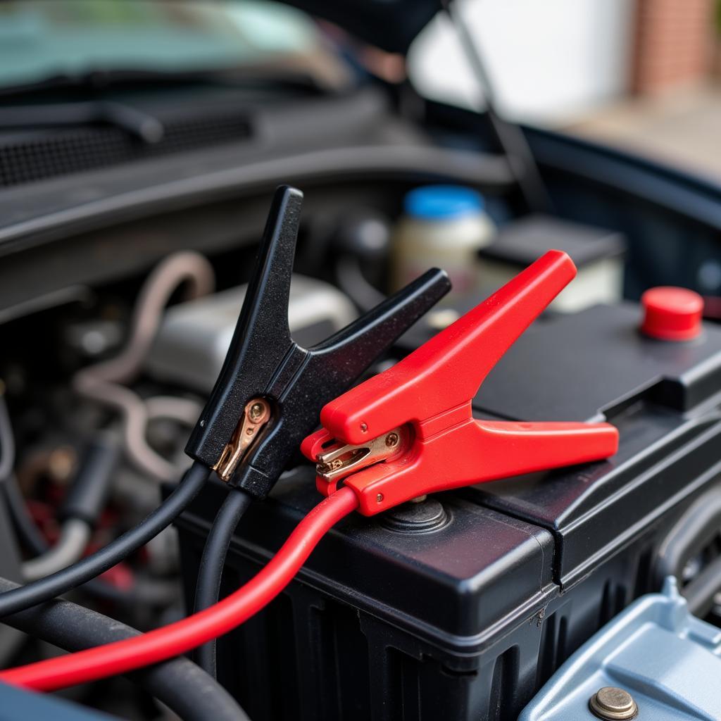 Car completely dead with a new battery, jumper cables connected