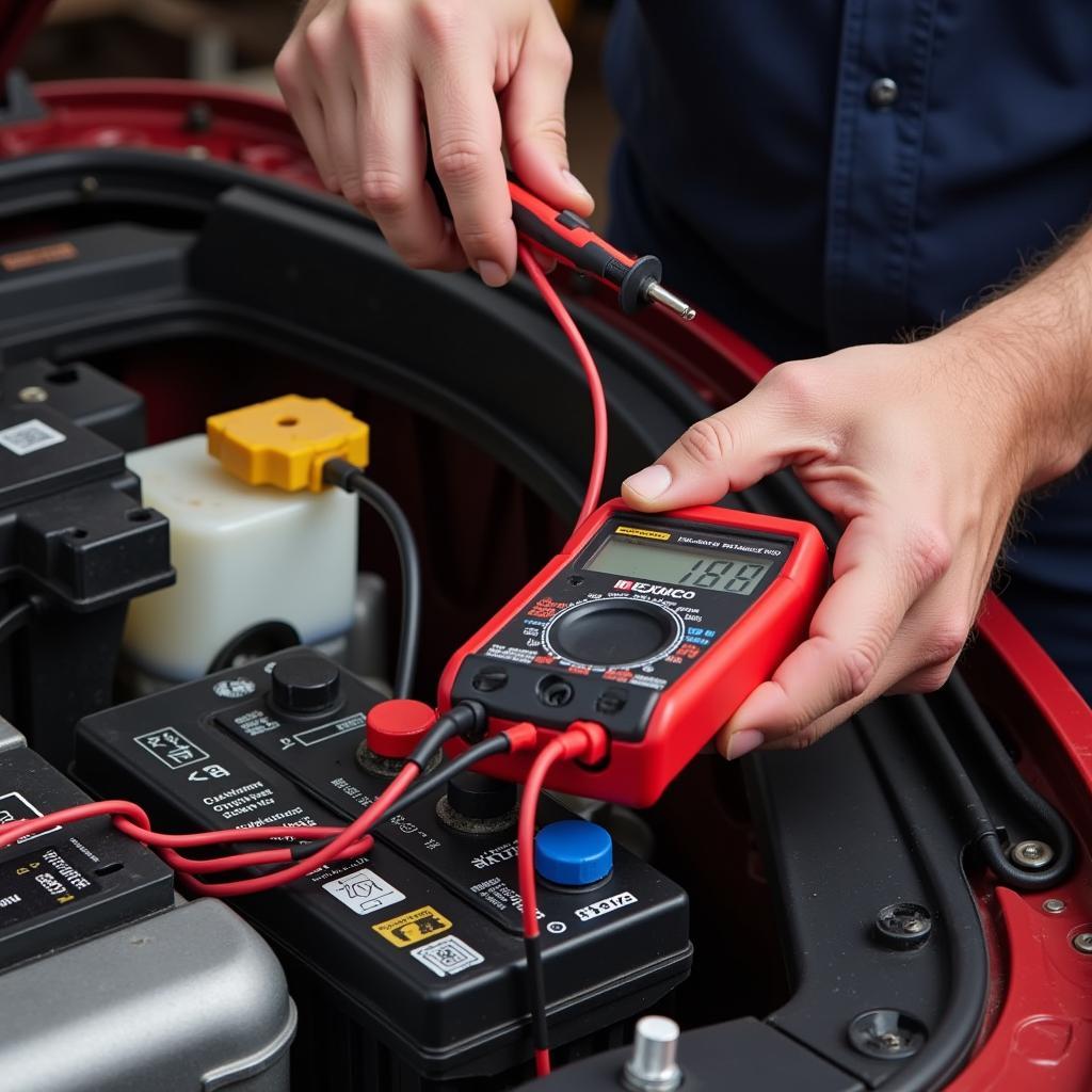 Diagnosing Car Electrical Drain with Multimeter