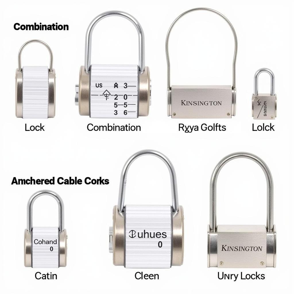 Variety of Kensington Locks