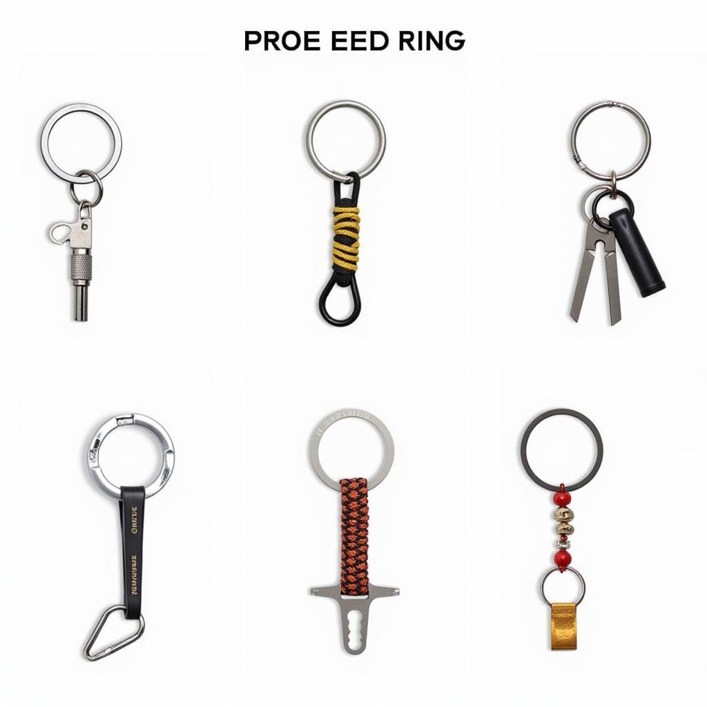 Variety of Key Ring Styles for Key Fobs - Minimalist to Adventurous