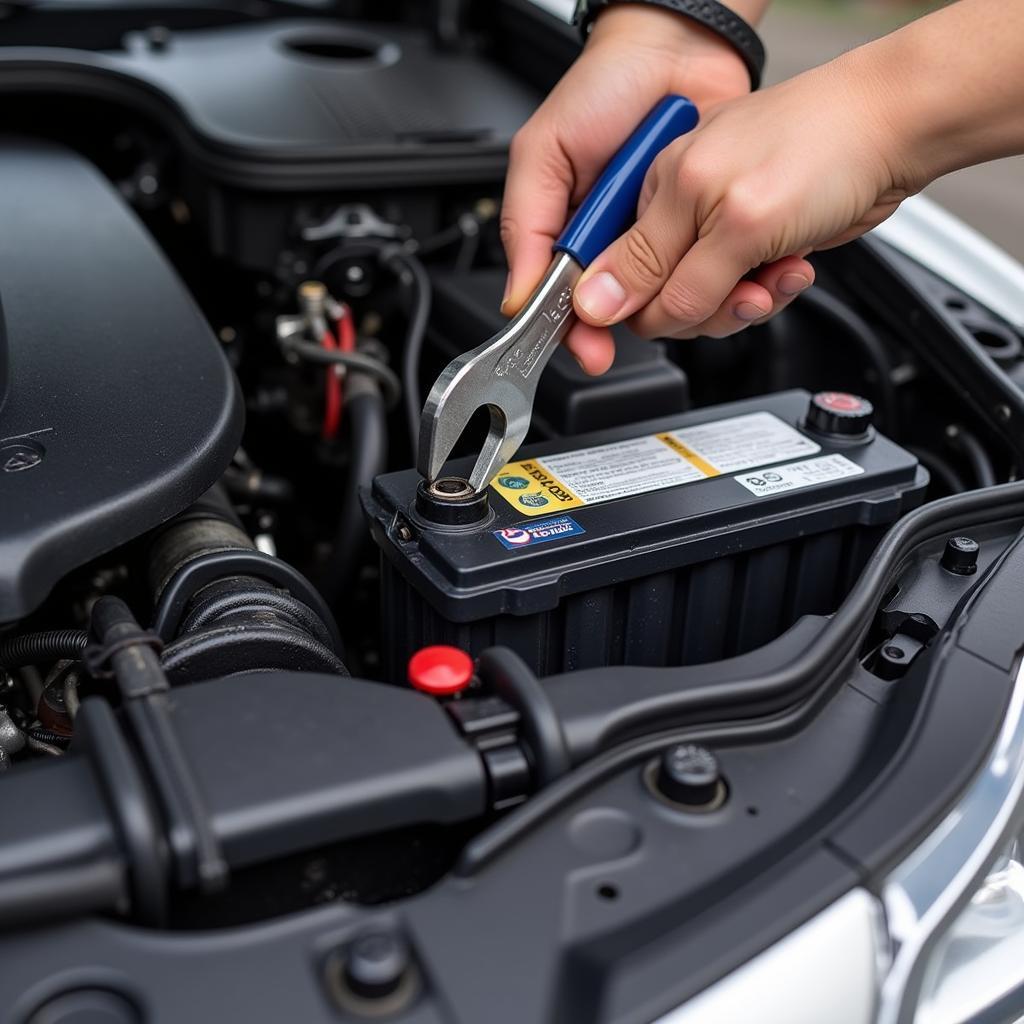 Disconnecting Car Battery in Mercedes