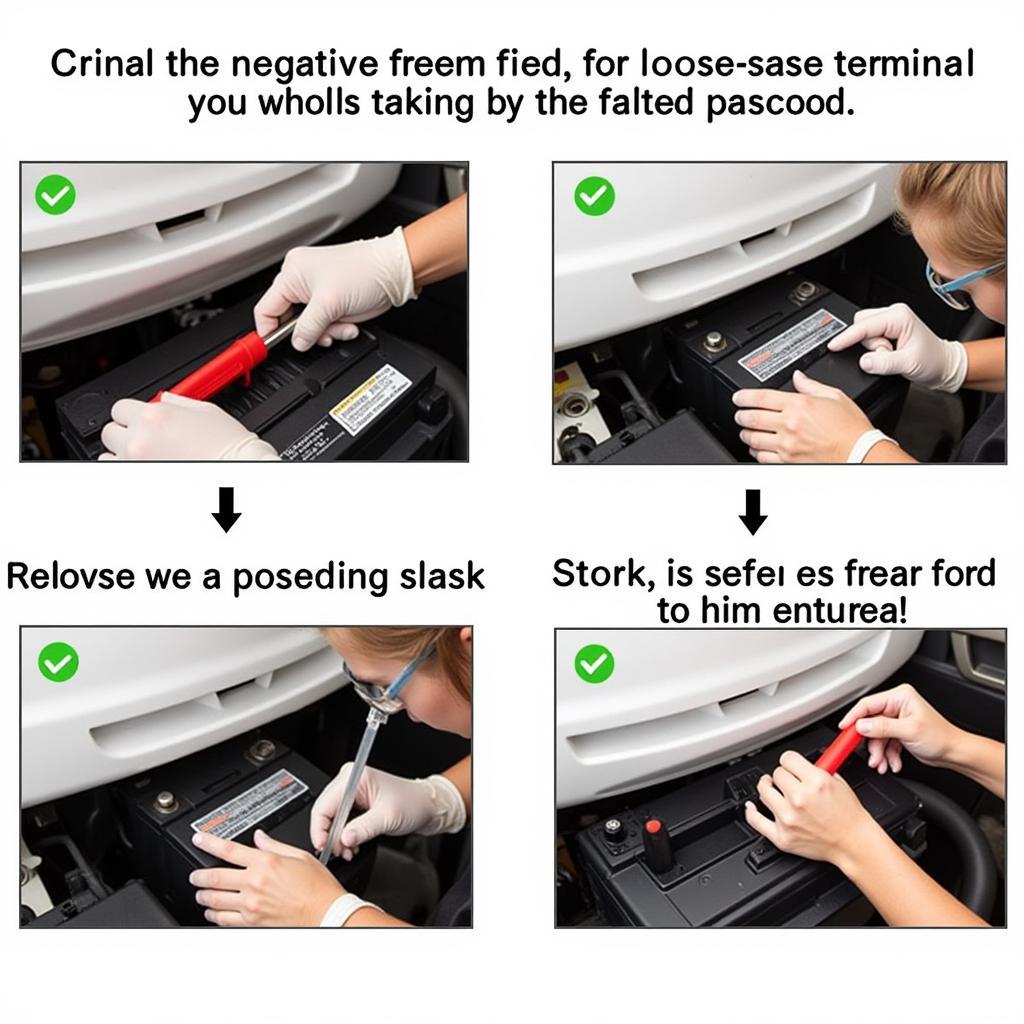 Disconnecting Car Battery Process