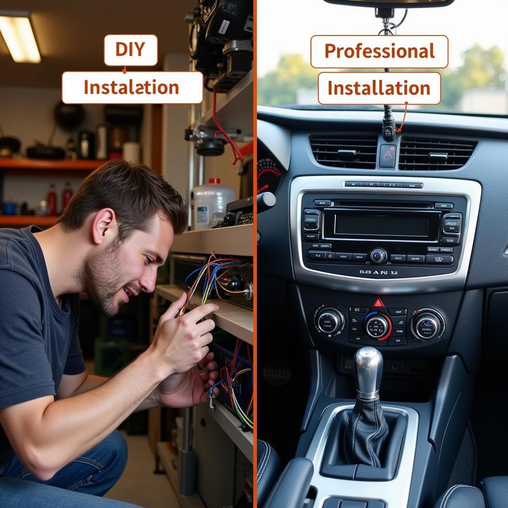 DIY vs. Professional Car Radio Installation