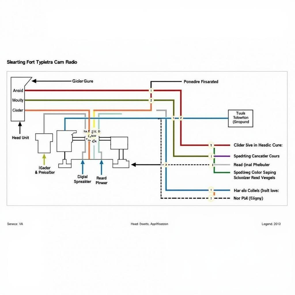 Example of a Dodge Car Radio Wiring Diagram