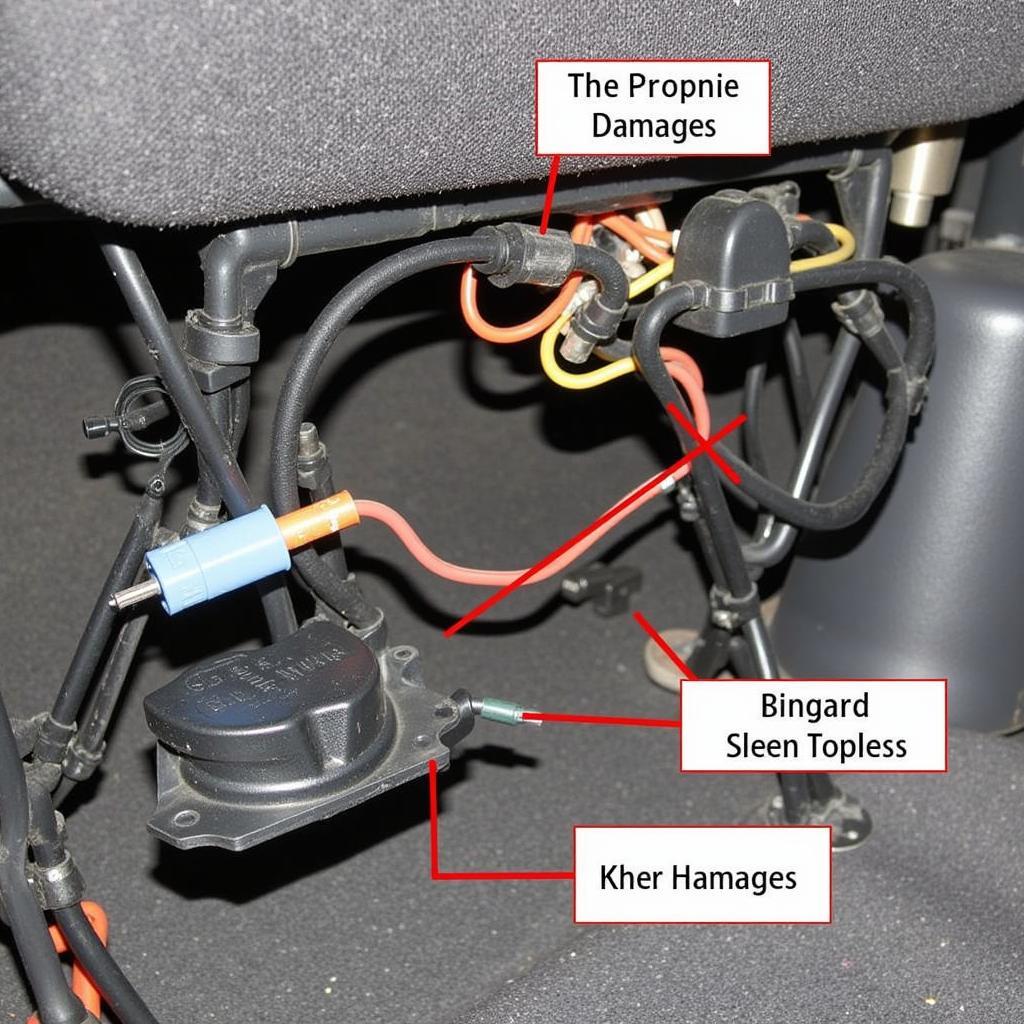 Dodge Dakota Seat Belt Wiring Harness Inspection