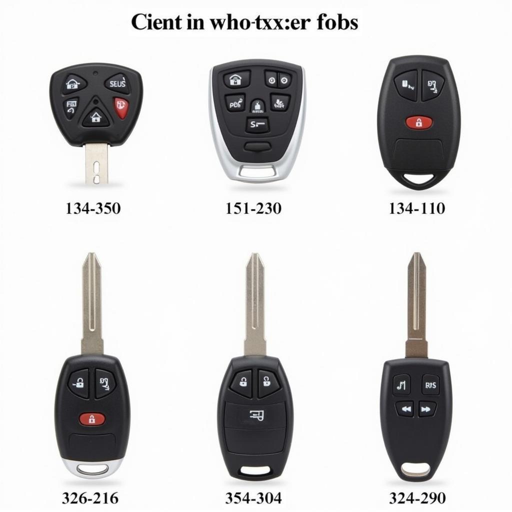 Different Types of Dodge Key Fobs