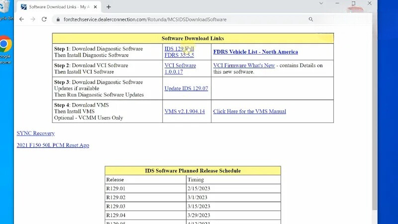 download Ford IDS diagnostic software (1)