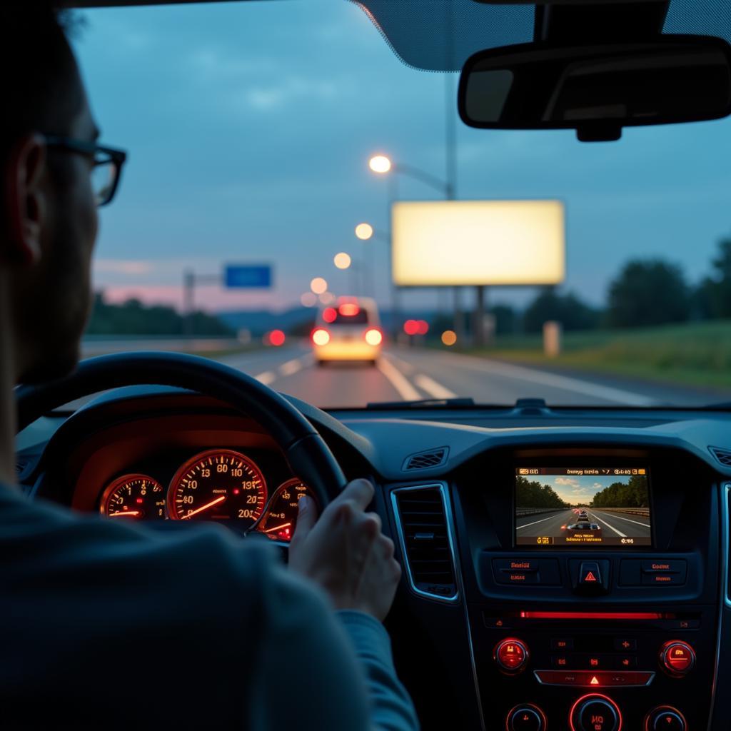 Driver Distraction from Visual Cues