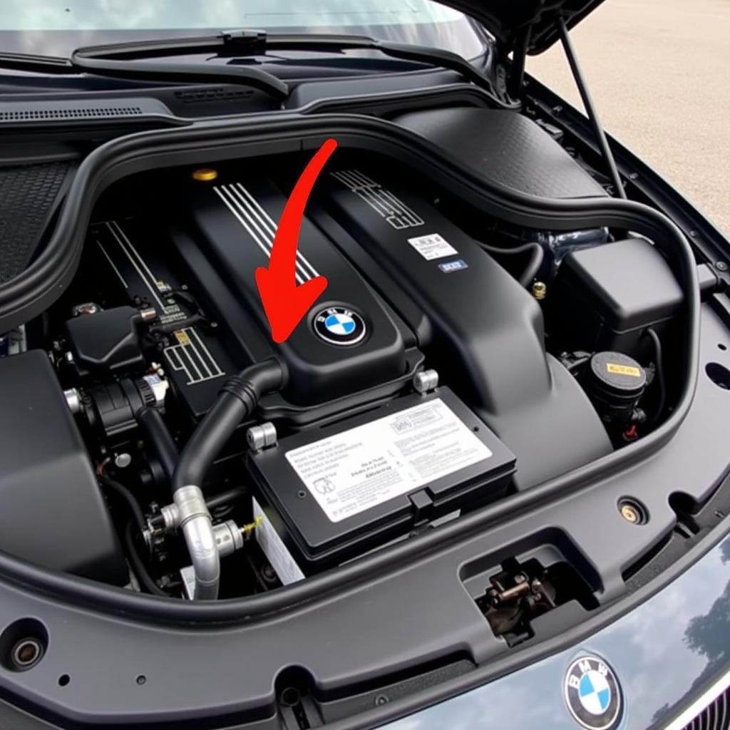 E90 Battery Location