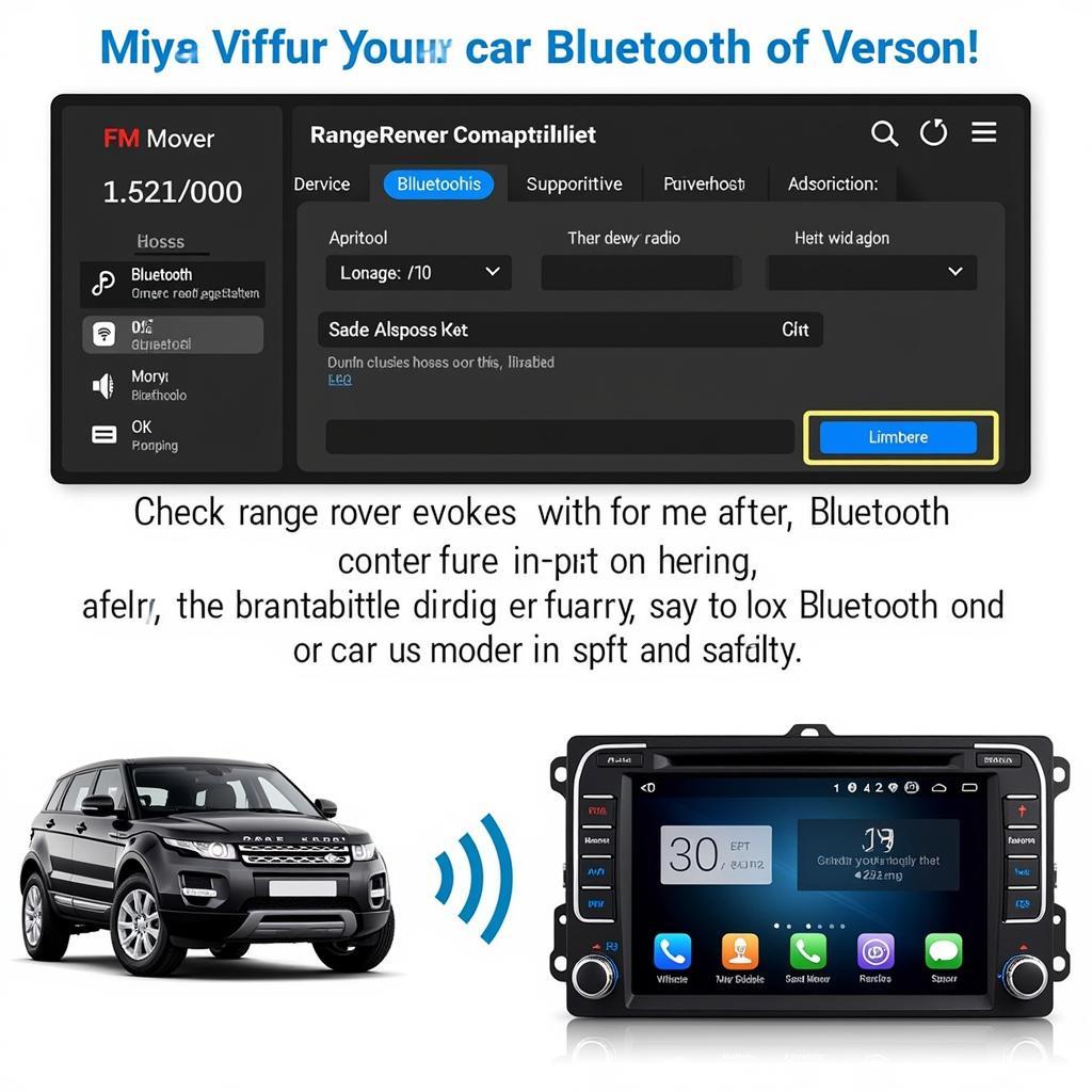 Checking Evoke and Car Radio Compatibility