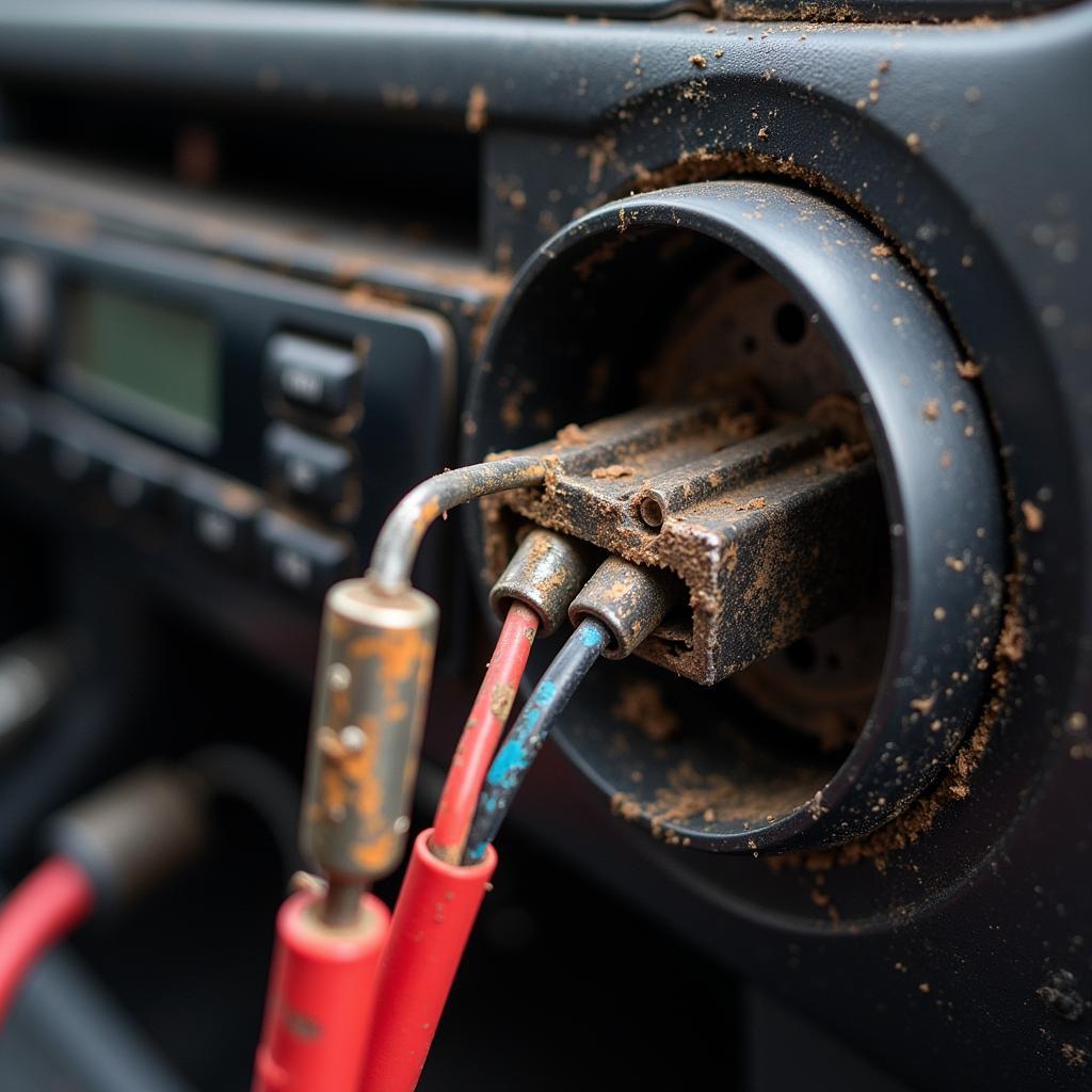 Faulty Car Radio Wiring