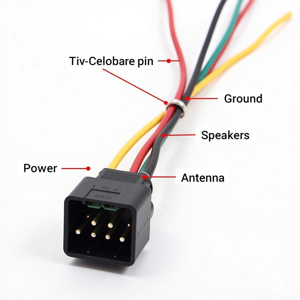 Fiat Radio Wiring Harness Connector Pinout