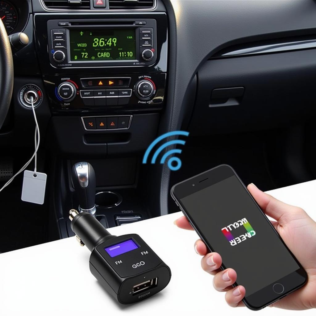 FM Transmitter for Bluetooth Car Audio