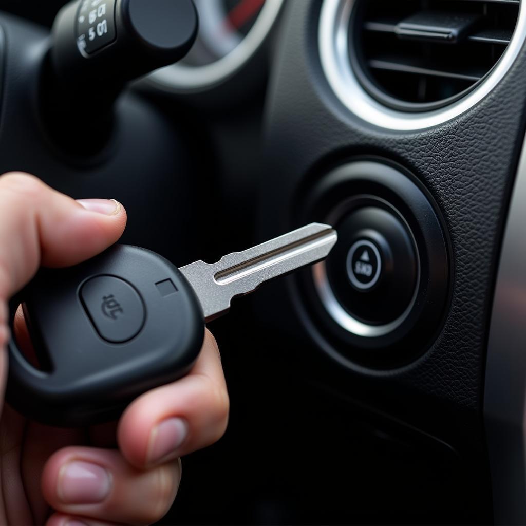 Key and Ignition Switch in Ford Explorer