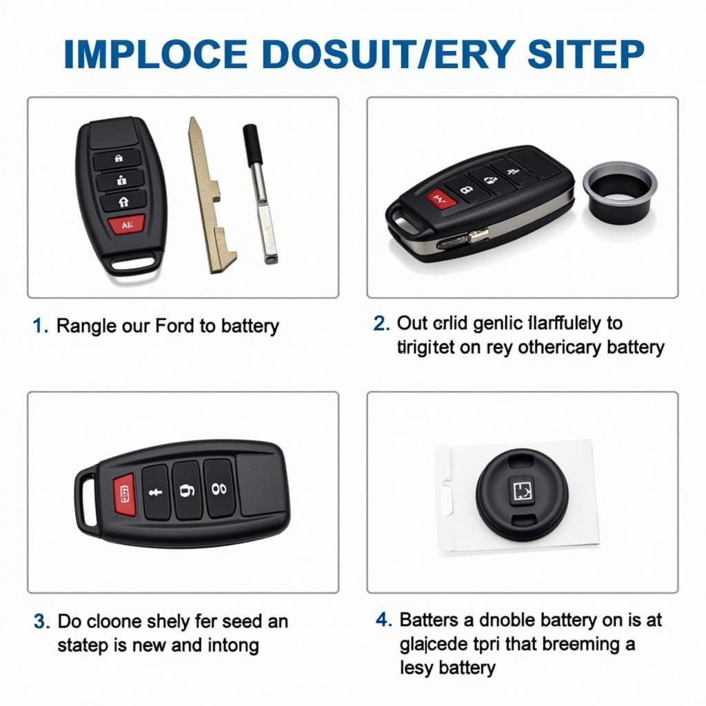 Ford Key Fob Battery Replacement Process