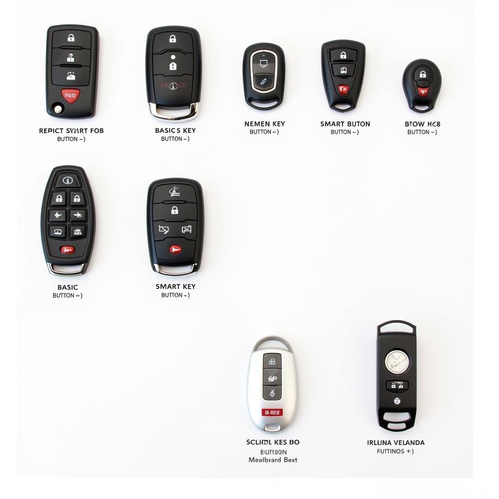 Different Types of GM Key Fobs