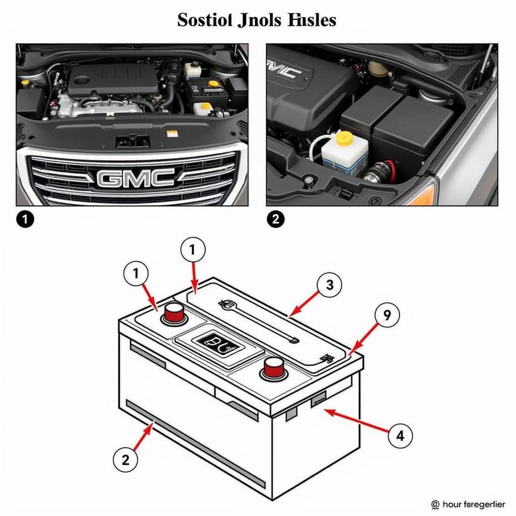 GMC Acadia Battery Location