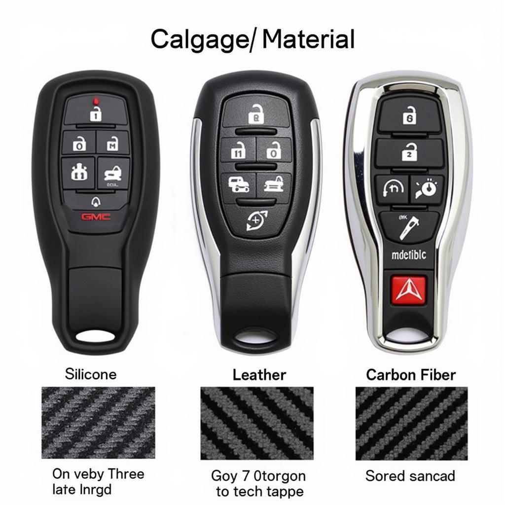 Variety of GMC Key Fob Covers