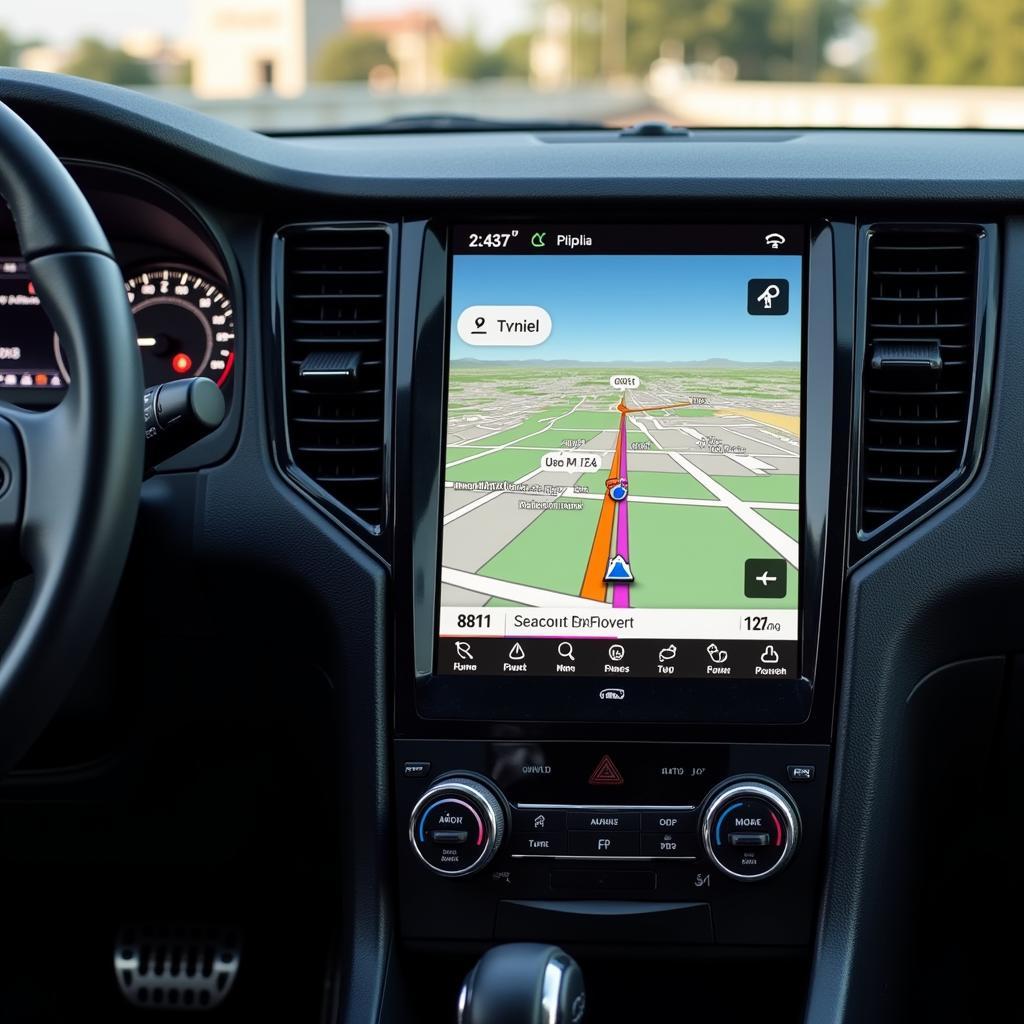 GPS Navigation in Car