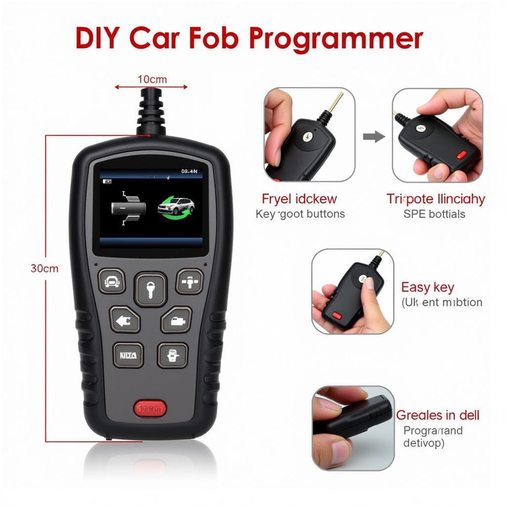 Handheld Key Fob Programmer for DIY Use