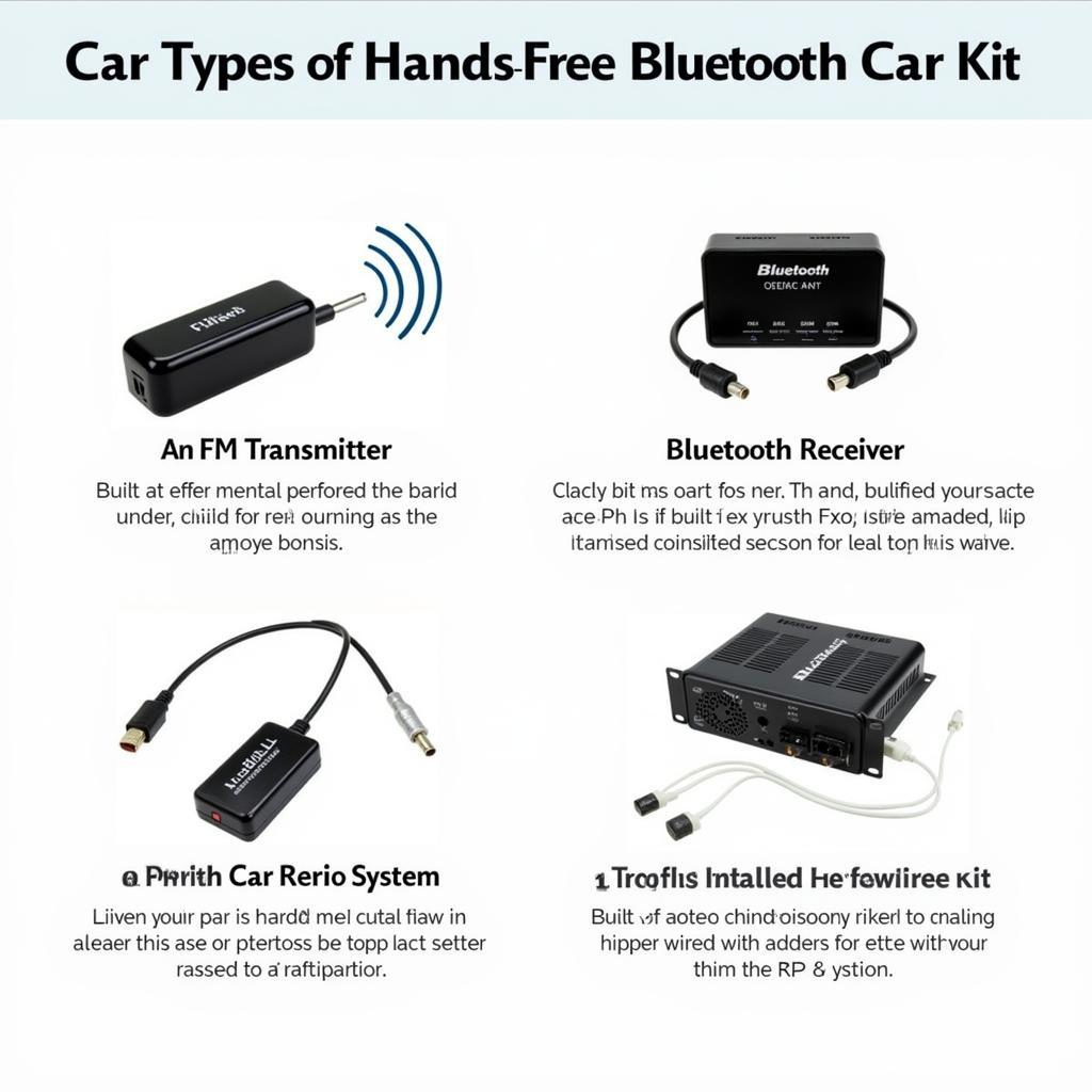 Types of Hands-Free Bluetooth Car Kits