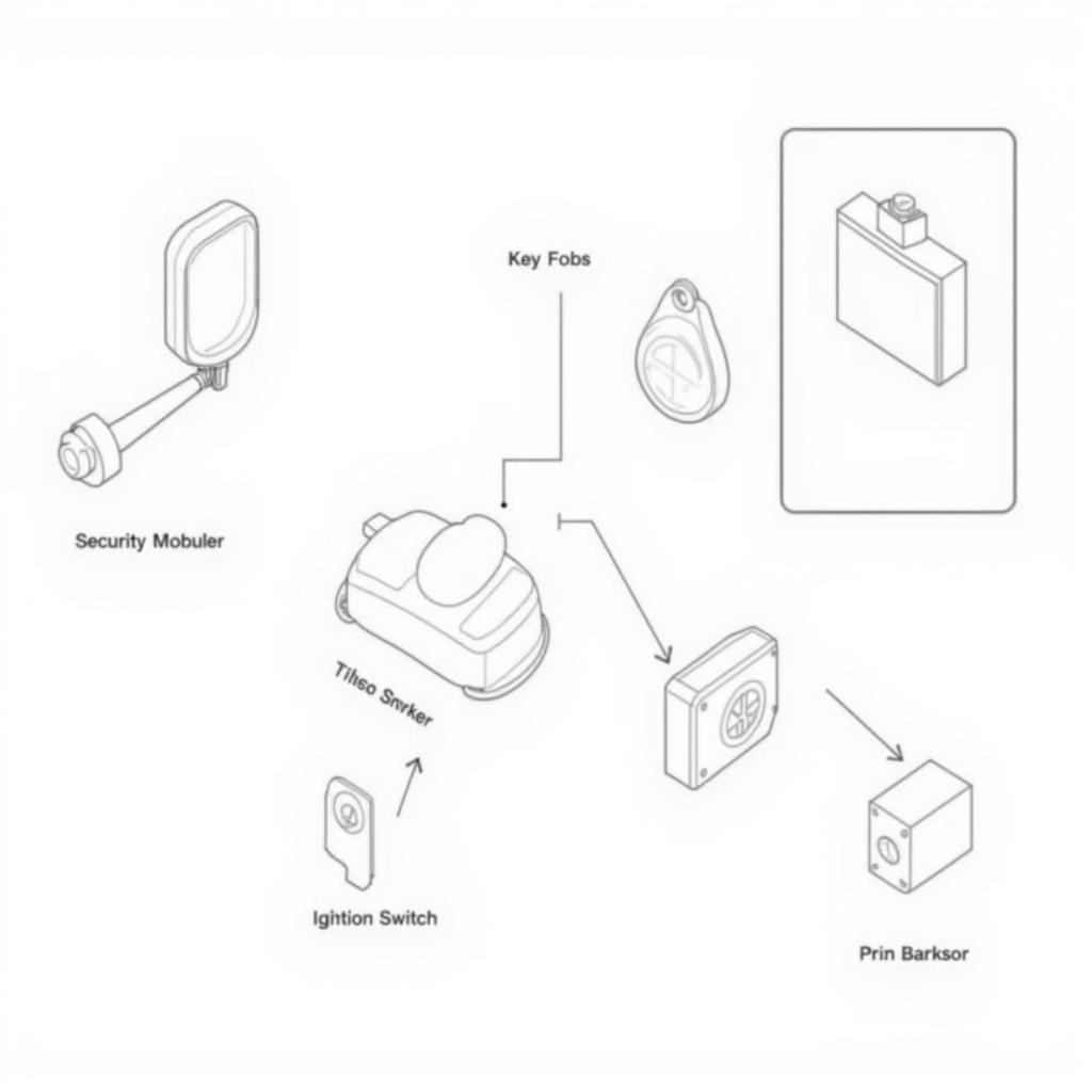 Harley Davidson Anti-theft System Components Diagram