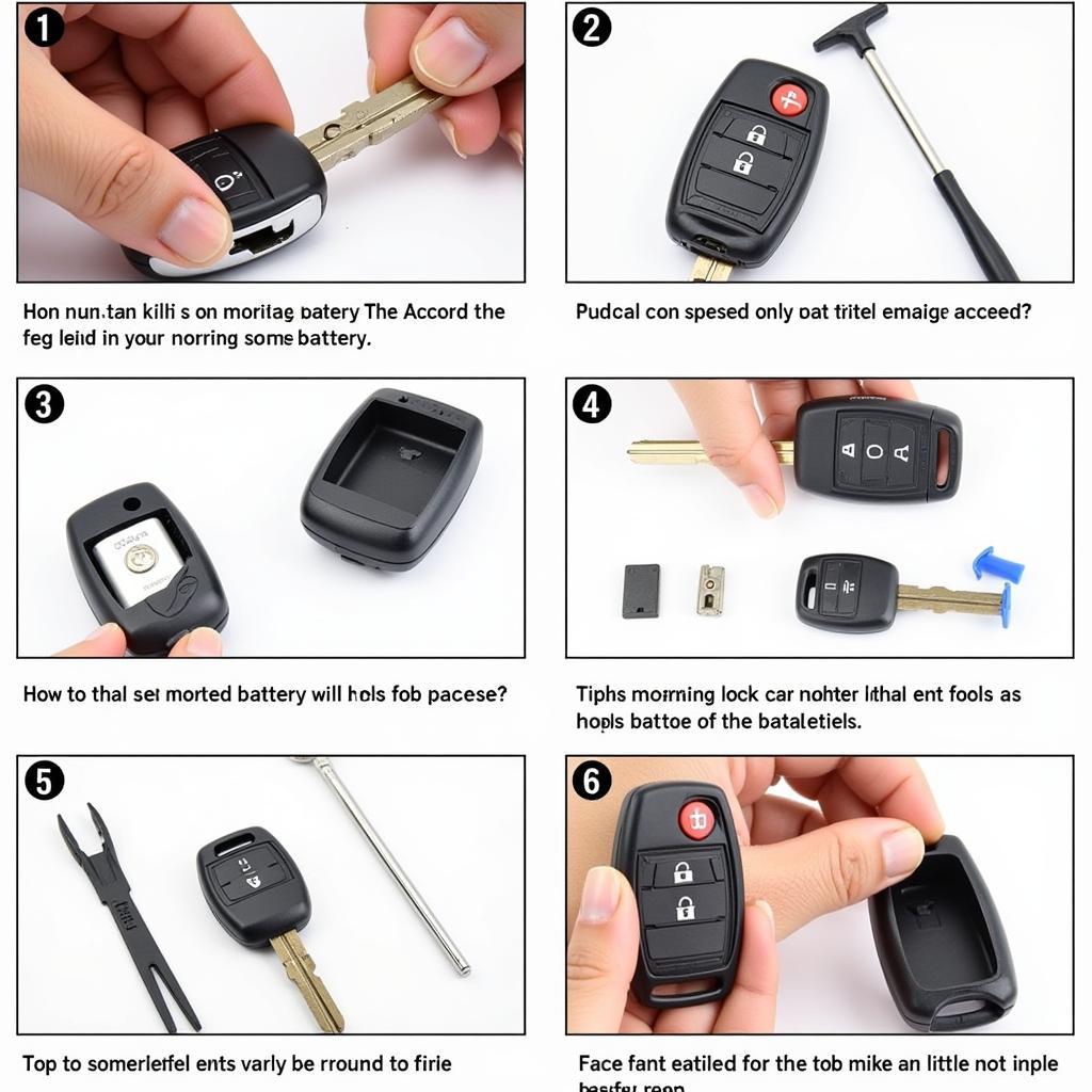 Replacing the Honda Accord Key Fob Battery