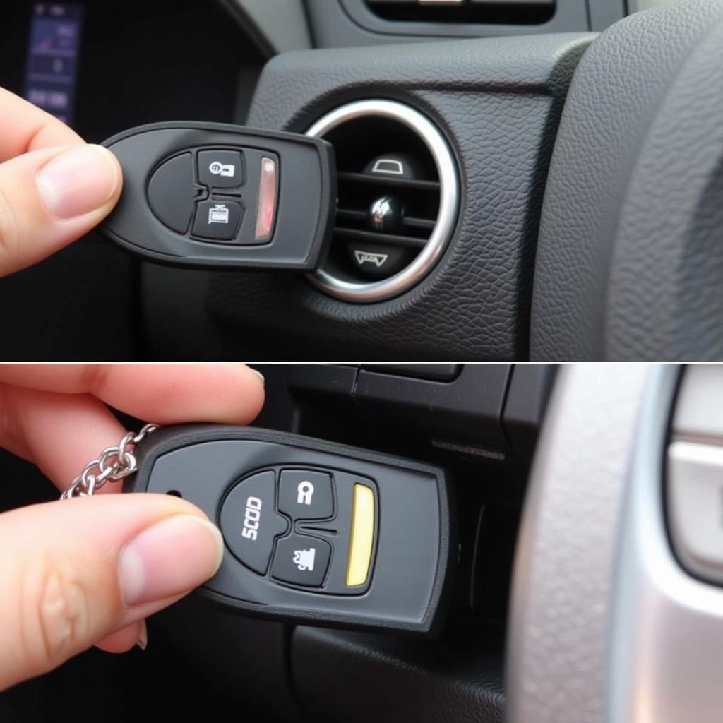 Honda Civic Key Fob and Physical Key