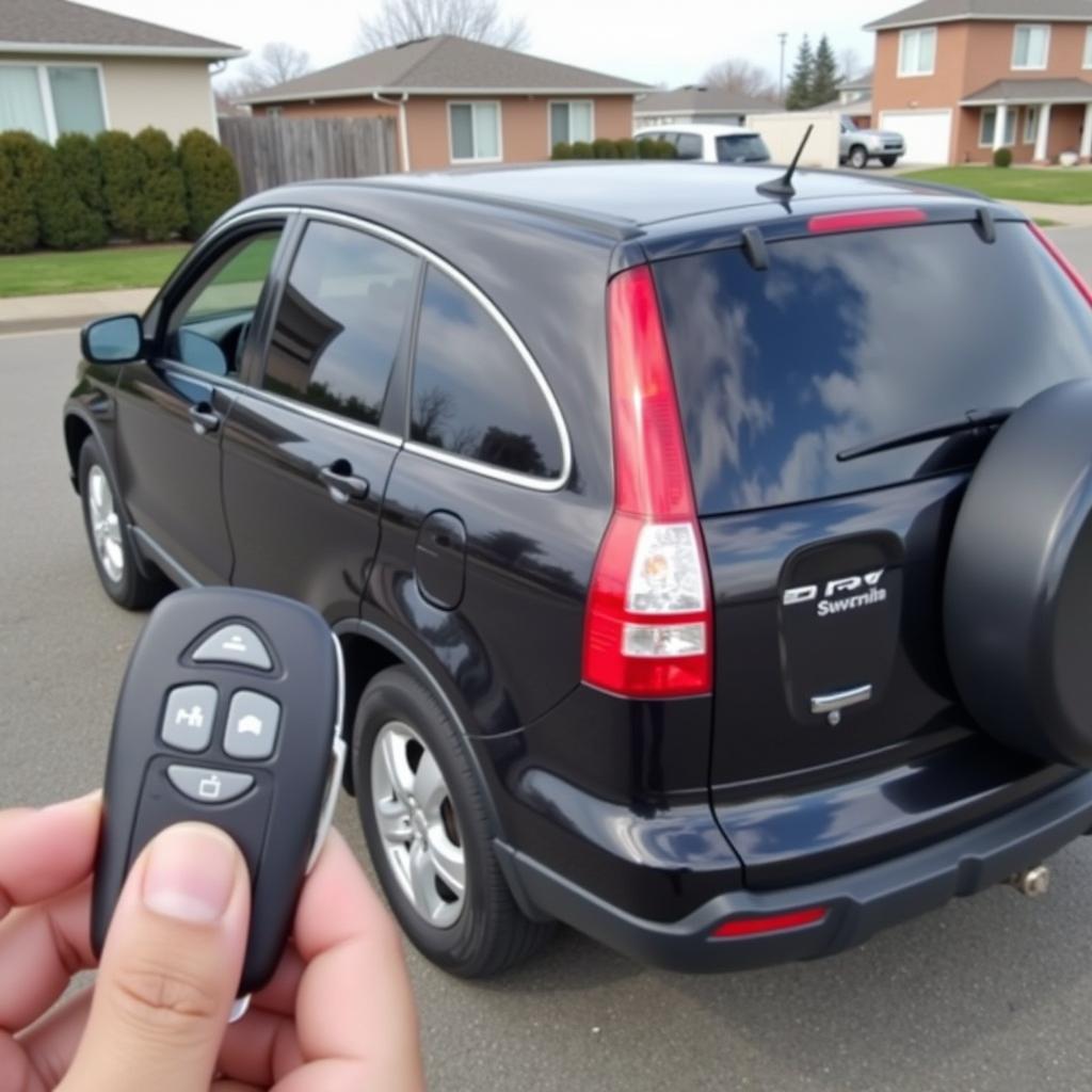 Testing the Range of a Honda CRV Key Fob