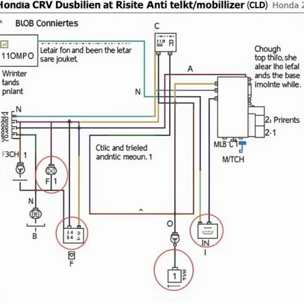 Honda CRV Wiring Diagram