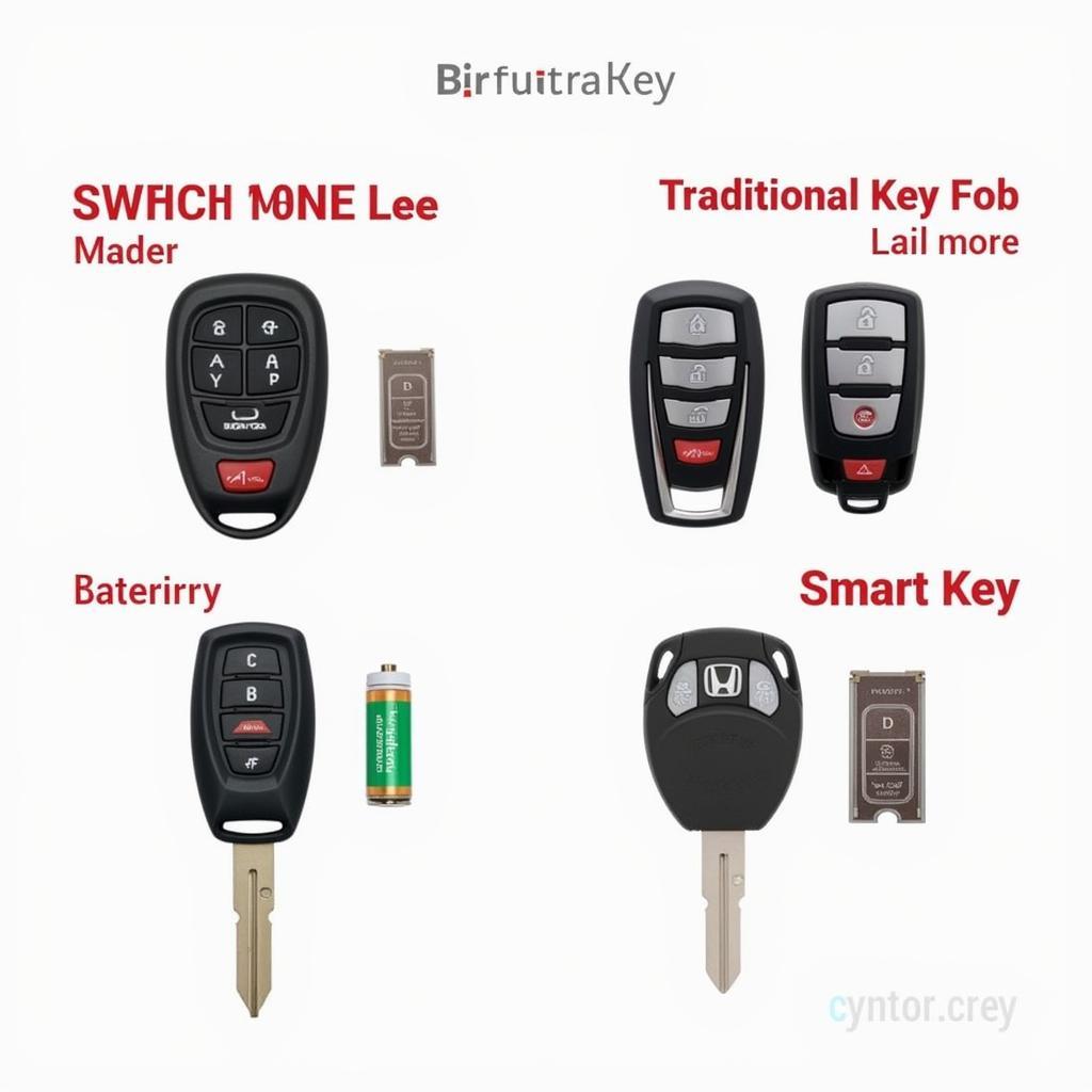 Honda Key Fob Types