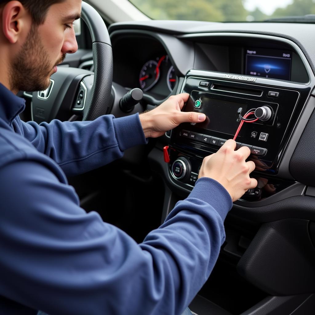 Aftermarket Car Alarm System Installation in a Honda HR-V