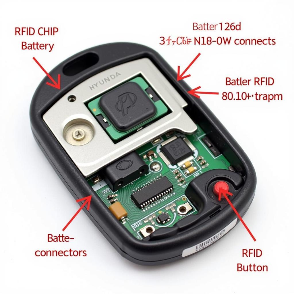 Hyundai Fob Key Internal Components