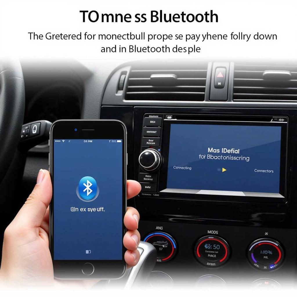 Connecting a Smartphone to an In-Car Bluetooth Radio