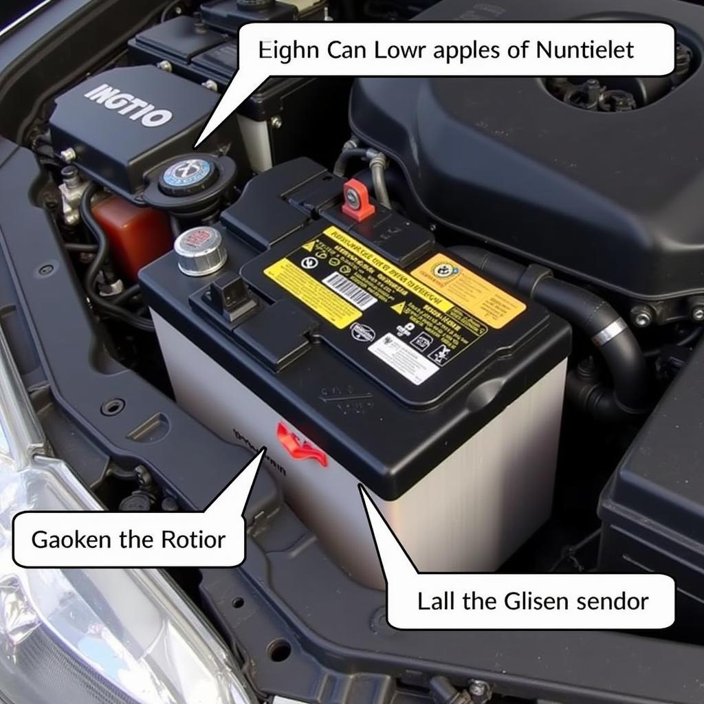 Infiniti G37 Battery Location