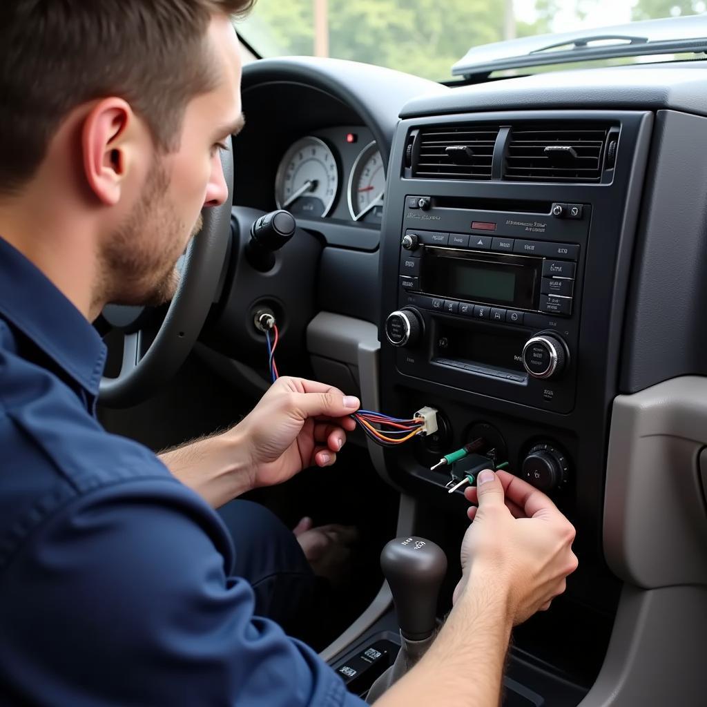 Installing a Bluetooth Car Radio in a 2005 Jeep Grand Cherokee