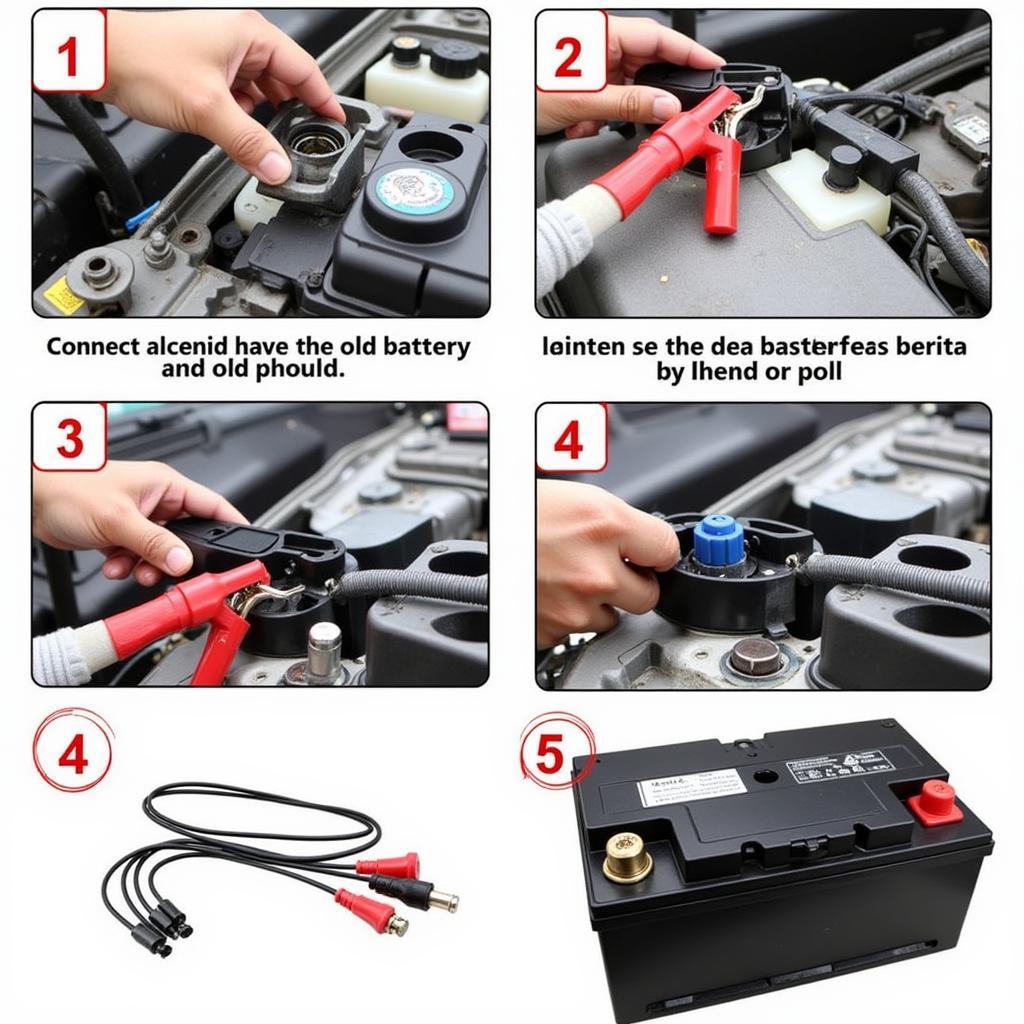 Installing a New Car Battery in a Car