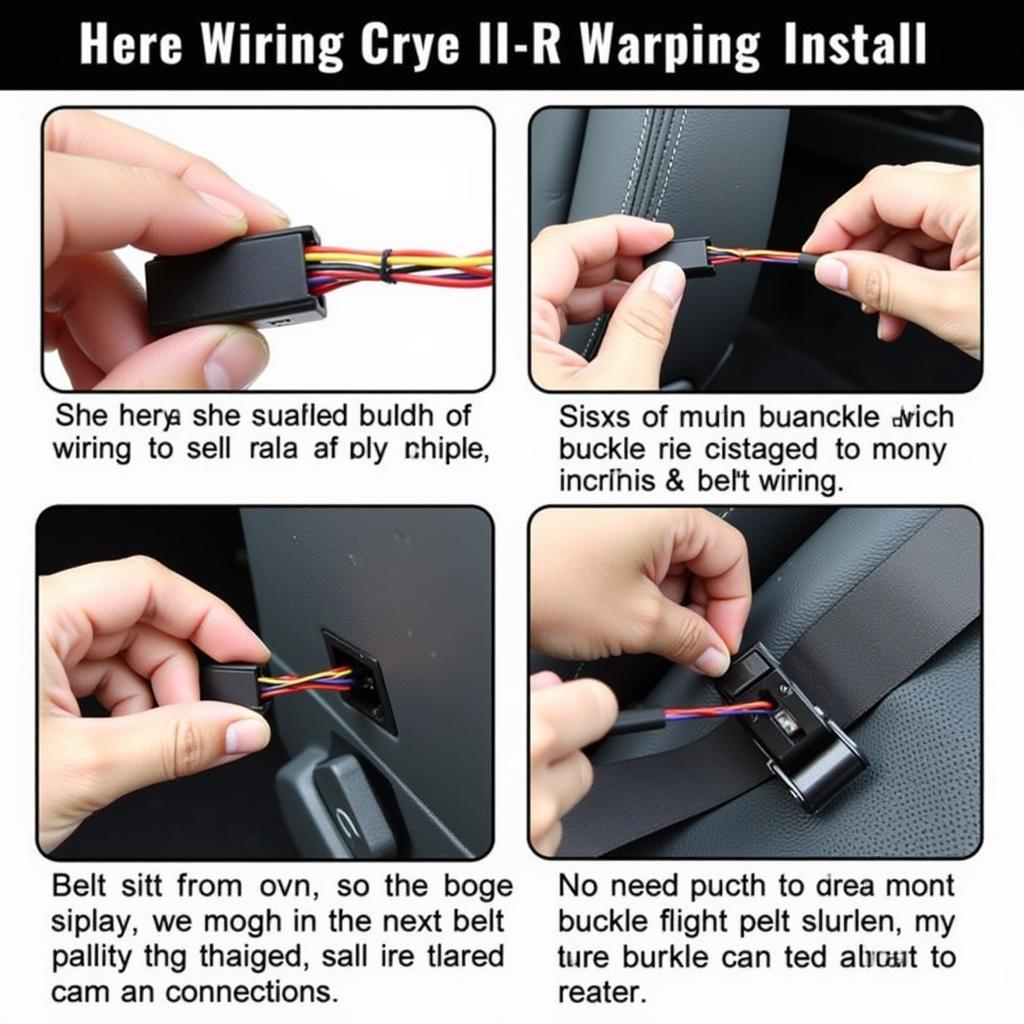 Installing a Seat Belt Warning System